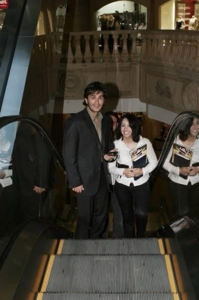 Sara Zantout with George Rassi